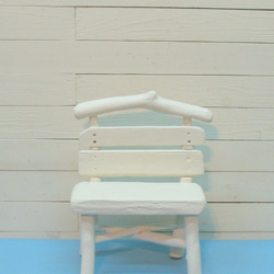 「送料無料」流木アートのレットイットビーのイス型流木飾り台 ja54 オリジナル流木インテリア雑貨店舗用品 2枚目の画像