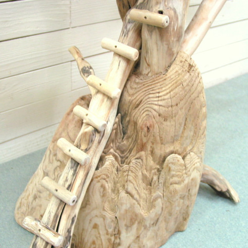 送料無料」流木バードタワー pb51 オリジナル流木ペット用品 おもちゃ