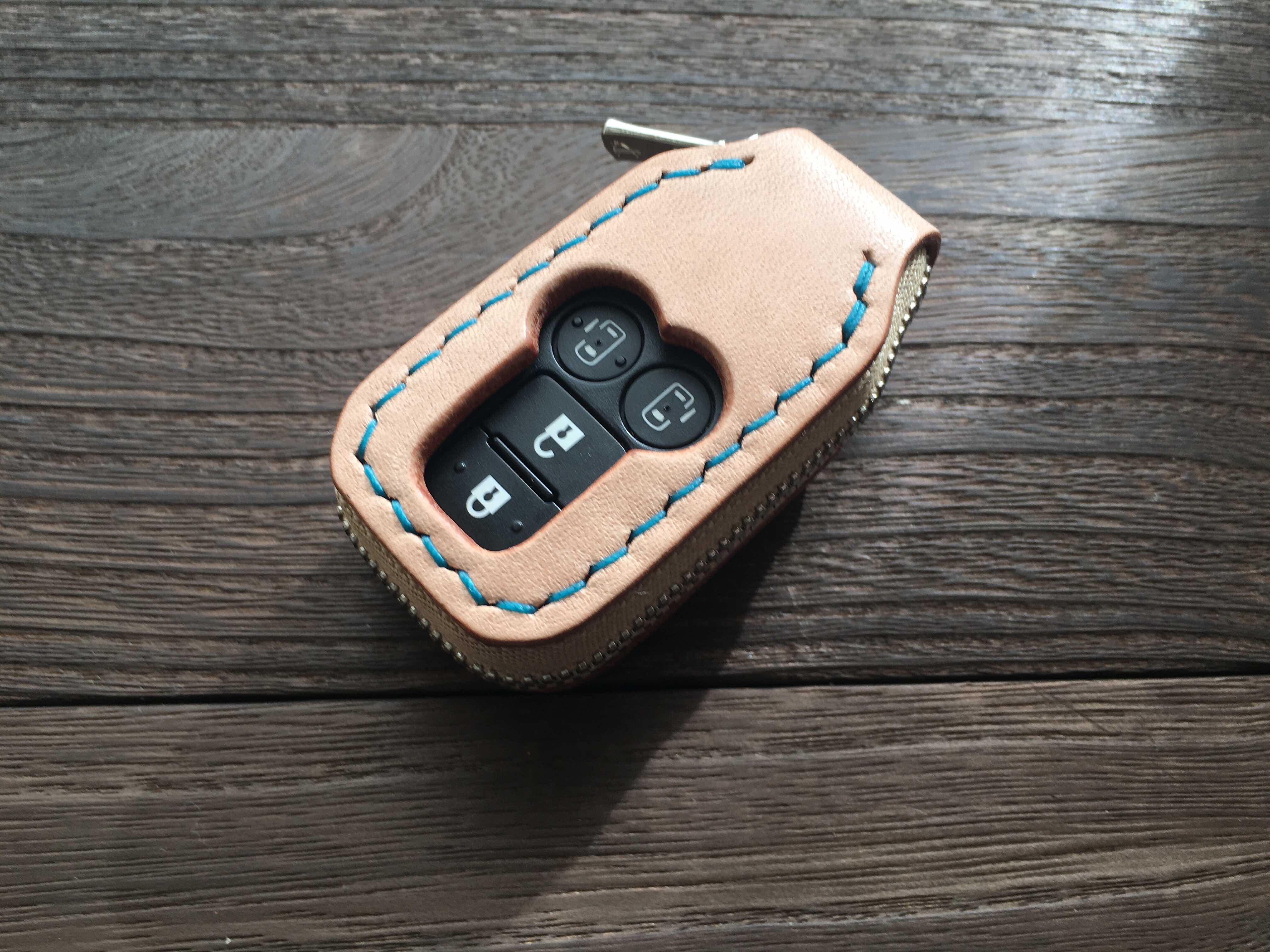 スズキ、マツダ専用 スマートキーケース クロスビー ジムニー フレア 栃木レザー