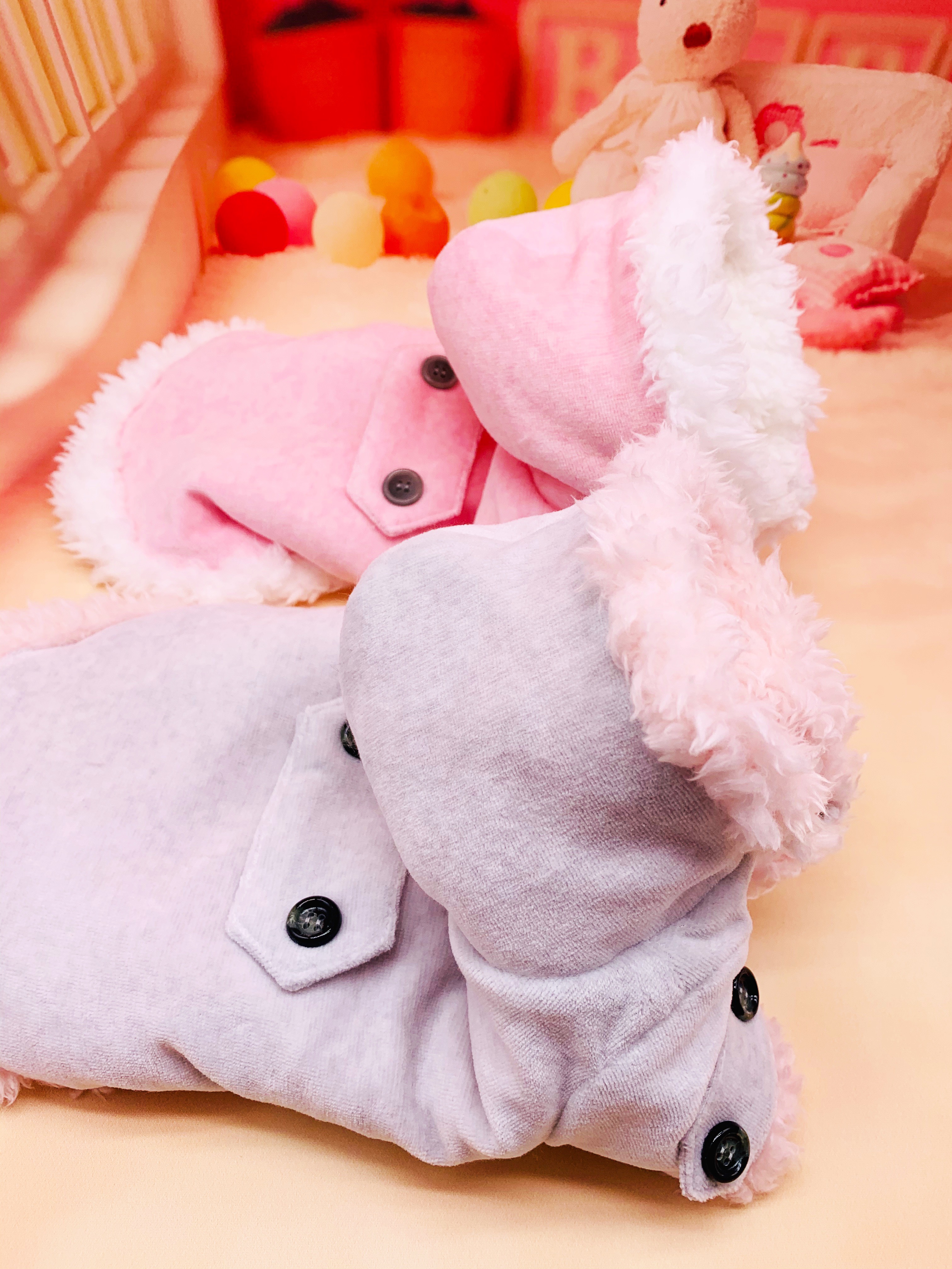 ベロア＆ボアコート [CJ065]