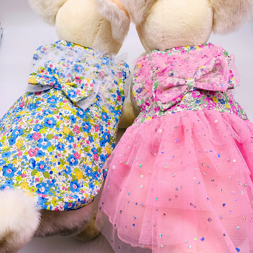 ♥︎︎かあ♥︎︎ ハンドメイド 犬服 小花レース キャミワンピース 楽天市場】犬服 春夏 犬の服 ペット服 キャミソール レース くま