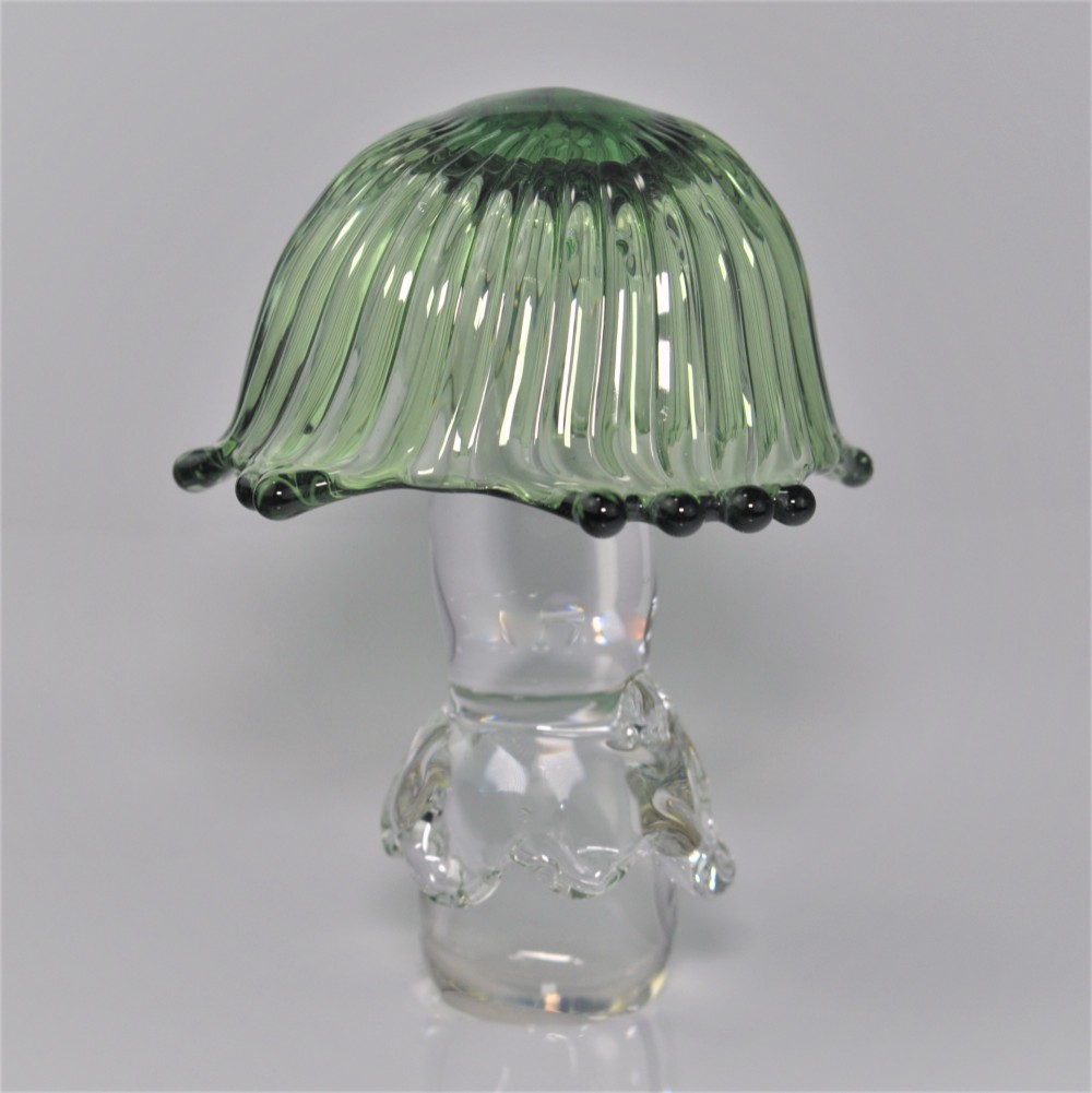 CR29 妖しの輝き　硝子のキノコ（緑）