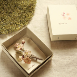 植物染色胸花·櫻花樹 第4張的照片