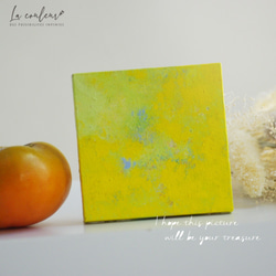 【再販】抽象画 sky lemon 8枚目の画像