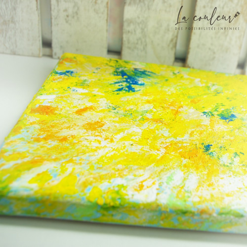 抽象画_銀杏 絵画 La couleur aya 通販 10249312｜Creema(クリーマ)