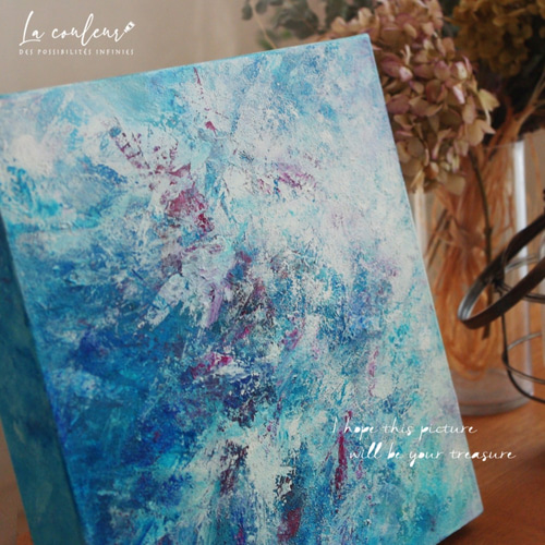 抽象画 地球 絵画 La couleur aya 通販 11166461｜Creema(クリーマ)