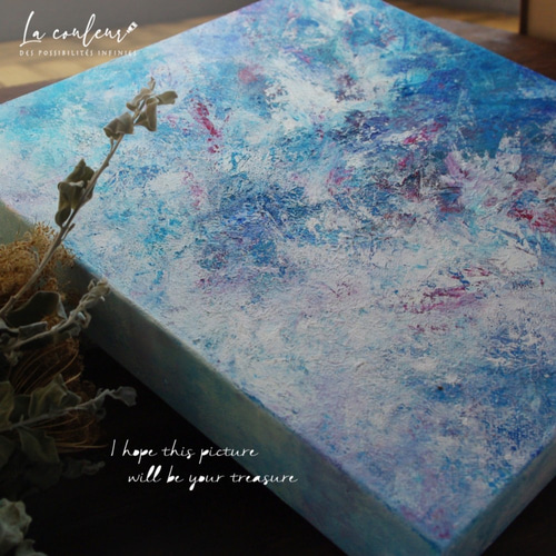 油絵（抽象画）Ｆ8 地球 抽象画 地球 絵画 La couleur aya 通販 11166461｜Creema(クリーマ)