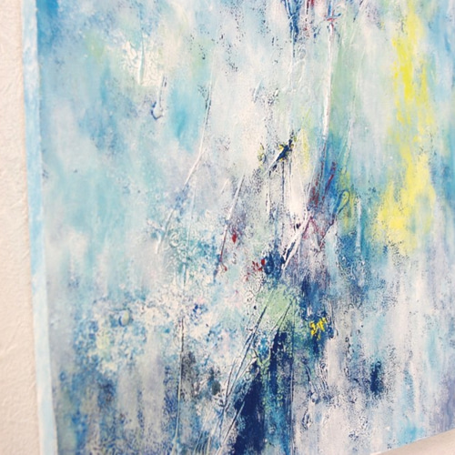 抽象画_青の風景 絵画 La couleur aya 通販 8504573｜Creema(クリーマ