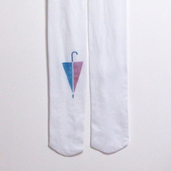 大單點緊身衣“傘式”白（訂製） - 免費送貨 第2張的照片