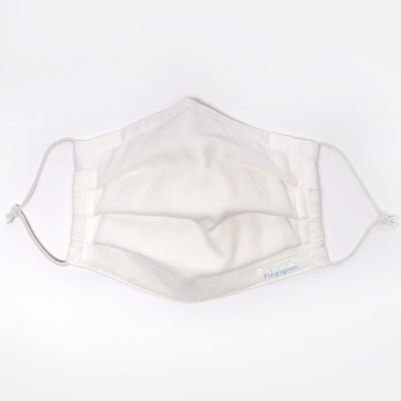 【送料無料】立体ガーゼマスクワイヤー入り(白)1枚 フィルターポケット付き 洗濯機可能 1枚目の画像