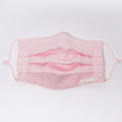 【送料無料】立体ガーゼマスクワイヤー入り(桜ピンク)1枚 フィルターポケット付き 洗濯機可能 1枚目の画像