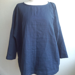 ダブルガーゼのプルオーバー　ゆったりタイプ／受注制作です。 2枚目の画像