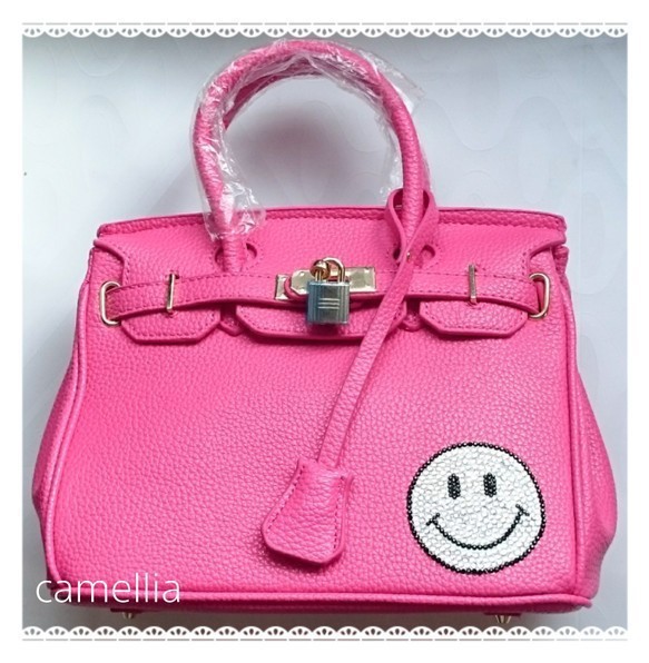 限定1点】バーキン風にこちゃん☺デコ2wayバック その他バッグ 