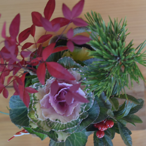 お正月飾りに！和風寄せ植え no.446 盆栽 盆栽やす 通販｜Creema 