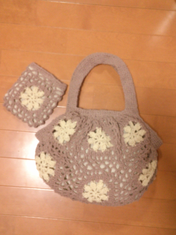 ＊flower＊モチーフ＊サマーbag＊現品のみ＊ 1枚目の画像