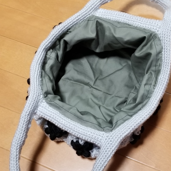 ＊flowerモチーフBag＊M＊ 4枚目の画像