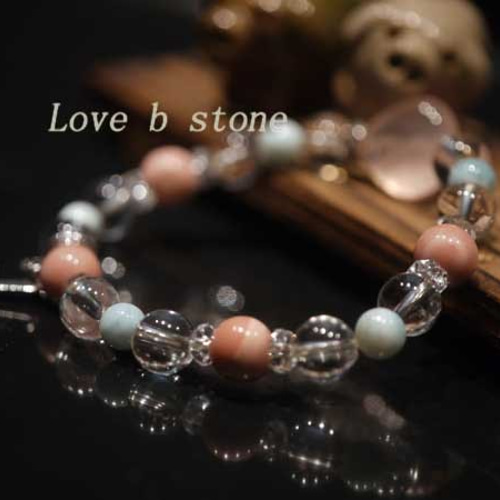 ☆ラリマー・ピンクオパール・ピンクメタモルフォーシスハート  