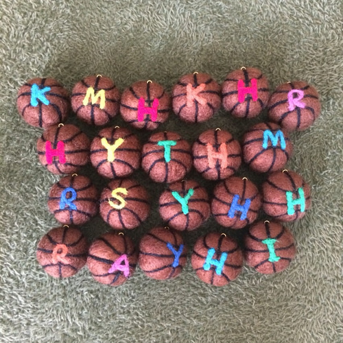 🏐バレーボール お守り フェルト ストラップ の通販 by Karina's