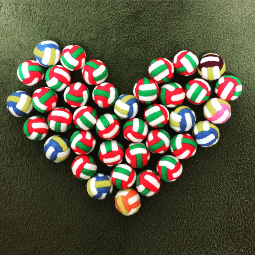 二中バレー様】バレーボール ストラップ キーホルダー やーまん