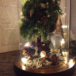 【送料無料】森の中のクリスマスツリー〜灯をともして〜 2枚目の画像