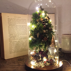 【送料無料】森の中のクリスマスツリー〜灯をともして〜 3枚目の画像