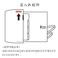 KAKURA 【紐巻きA5システム手帳 5点セット】ブラック 黒系 牛革 手縫い 名入れ刻印可 8枚目の画像