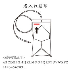 [垂直纏繞錢包] 紅白線 KAKURA 繩纏繞牛皮手縫錢包 可刻名字 第8張的照片