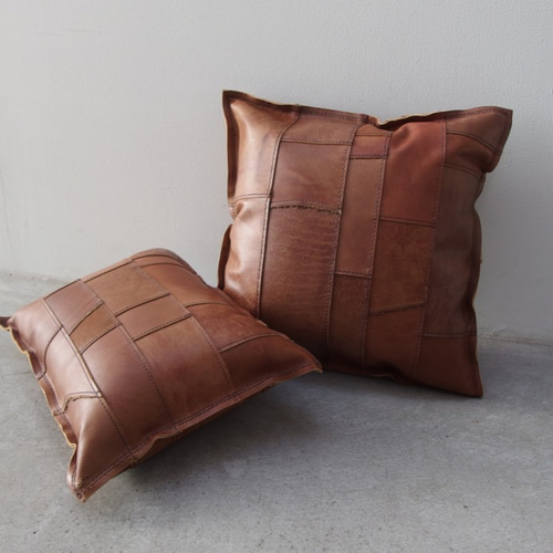 カンディハウス　レザークッション　革クッション アクセサリーコレクション 革クッション 40角