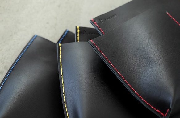 “Creema Limited Made-to-Order”Bag-in-Bag [5 Leather Pockets Wide 第3張的照片