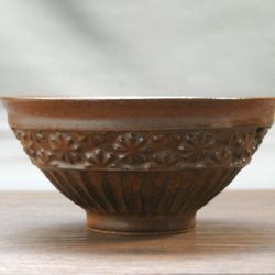 『受注制作』赤銅釉　茶碗 2枚目の画像
