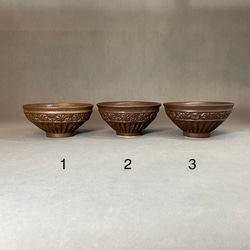 「yumizodx様オーダー品」黒結晶釉　茶碗 1枚目の画像