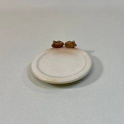 タイヤキの豆々皿（双子タイプ、白マット） 2枚目の画像
