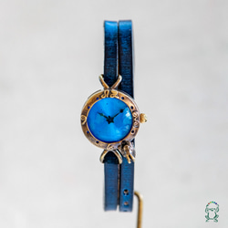 【Creema Limited】小兔腕錶 SS 深藍色 誰找到了第一顆星星 第8張的照片