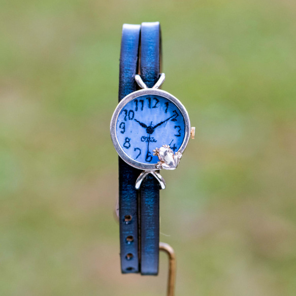 Pond Frog 手錶 L 和 SS 淡藍色 第5張的照片
