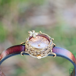 流るる桜腕時計Sマーブルピンク 9枚目の画像