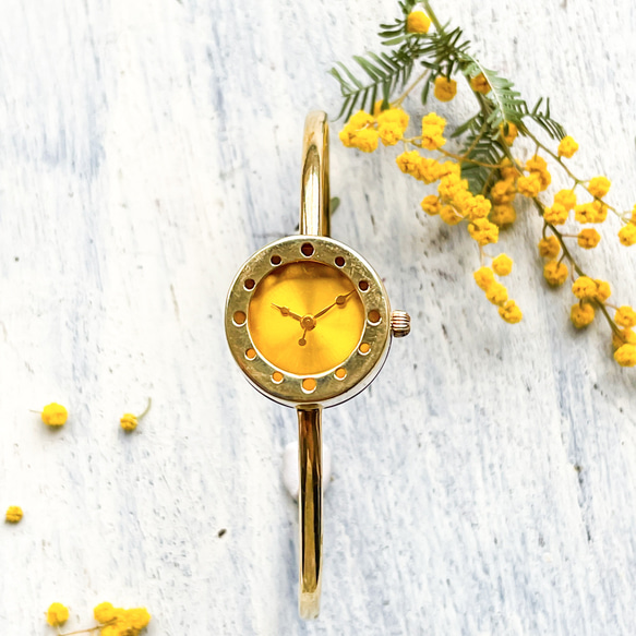 Mimosa 的願望手鐲腕錶 S 黃色 第1張的照片