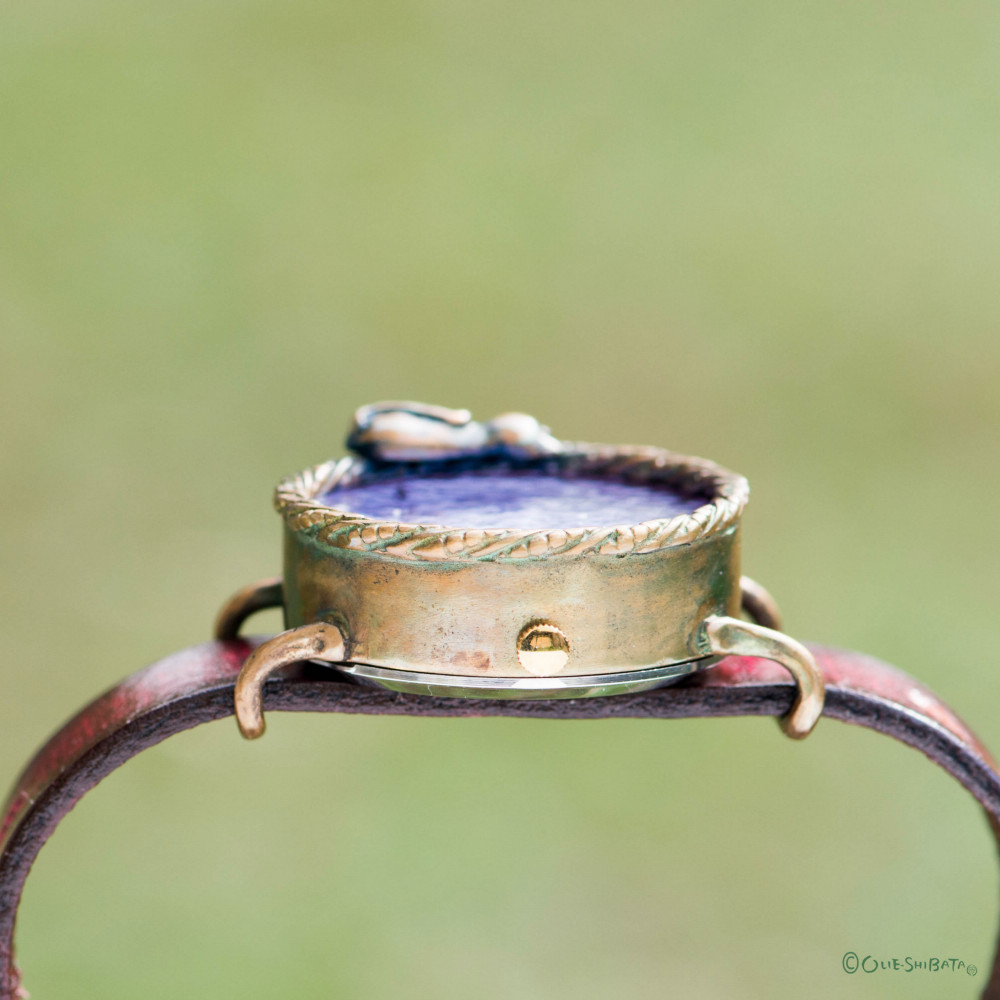 たそがれネコ腕時計Mラベンダー