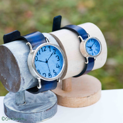 Camdiraglasa腕時計パステルブルーLとS 3枚目の画像