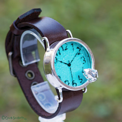 池をのぞく蛙腕時計LラムネSI 3枚目の画像