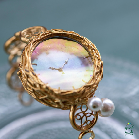 極光珍珠手鐲腕錶 M 第8張的照片