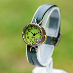 【奶精限定】Frog Watch Lime SS 望著池塘 第6張的照片