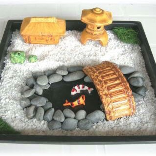 日本庭園　ミニチュア　国産品　手作り 織部灯籠　蹲　オリジナル　筧　セット品 日本庭園 ミニチュア 国産品 手作り 織部灯籠 蹲 オリジナル 筧