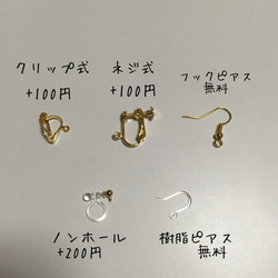 雨の日にもつけたい◡̈✴︎drop pierce 3枚目の画像