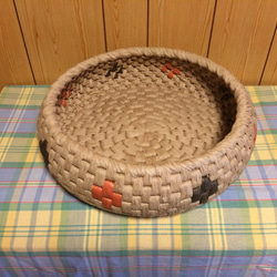 にゃんこのベッド　茶＆オレンジ  受注製作品 2枚目の画像
