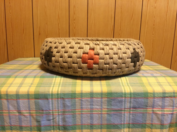 にゃんこのベッド　茶＆オレンジ  受注製作品 3枚目の画像