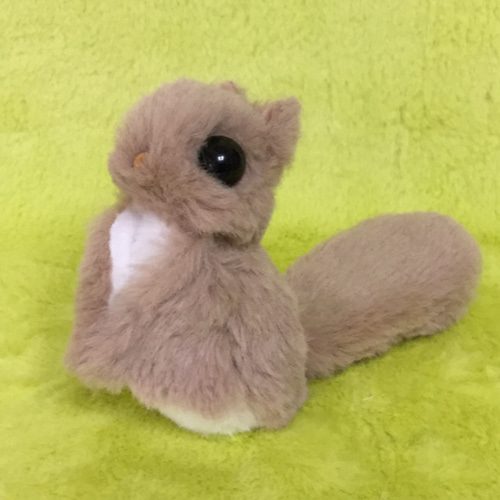 モモンガ ぴゅーん （ベージュ） ぬいぐるみ 空ぐみ 通販