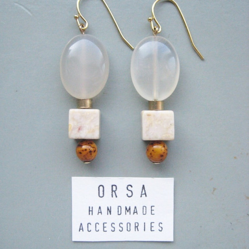 orsa ピアス　アクセサリー Pherusa ピアス（フック・チェーン） ORSA 通販 2966976｜Creema