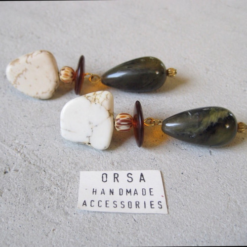 orsa ピアス　アクセサリー 一目惚れした美しさ「accessories ORSA（オルサ）」の