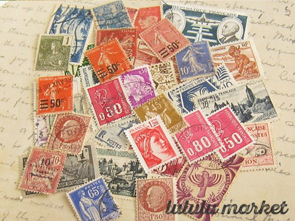 外国切手（フランス） 50枚　po-020 3枚目の画像