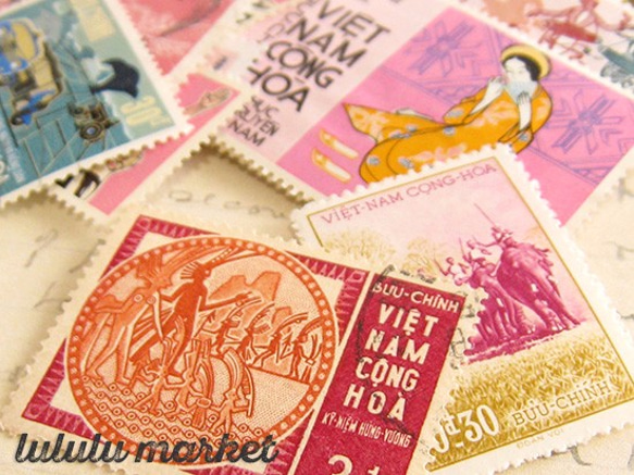 外國郵票（越南語）50張po-003 第2張的照片